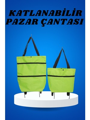 Toptan Bulurum Pazar Arabası ve Alışveriş Çantası Çift Yönlü Kolay Tekerlekli Taşınabilir