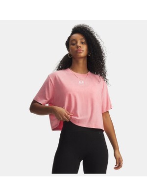 Under Armour Kadın Ua Rival Boxy Wash T-Shirt 6011065-600
