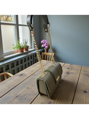 Gözde Mağazacılık Örgü Detay Şık Görünümlü Kadın Omuz Çanta