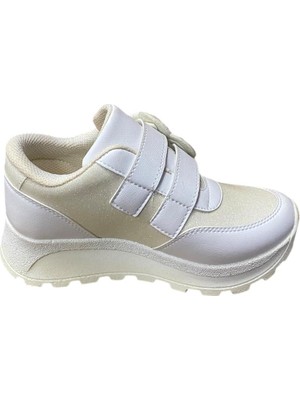 Güven Kundura Kız Çocuk Simli Taşlı  Abiye Spor Ayakkabı