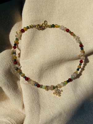 CAPO By Aytaç Yamaç Historia Doğaltaş Kolye Rutil Kuvars Akik Yeşim Taşlı Kolye