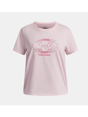 Under Armour Kız Çocuk Ua Star Logo Lockertag Kısa Kollu T-Shirt 6009718-647