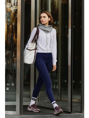 Hakke Baskılı Şardonlu Full Likralı Ispanyol Tayt