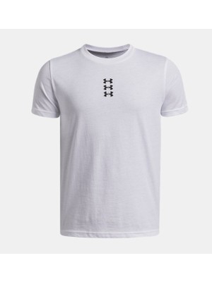 Under Armour Çocuk Ua Hoops Triple Logo Kısa Kollu T-Shirt 6012660-100