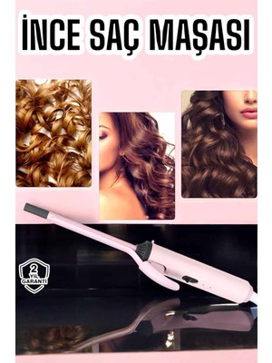 Toptan Bulurum Saç Maşası 10MM Ince Bukleler Için Yıpranma Önleyici Iyon Özelliği