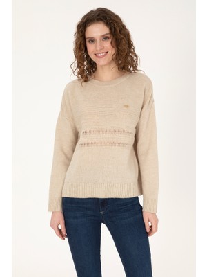 U.s. Polo Assn. Kadın Taş Melanj Kazak /triko 50309672-VR225