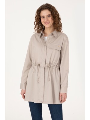 U.s. Polo Assn. Kadın Taş Gömlek Desenli 50316423-VR049