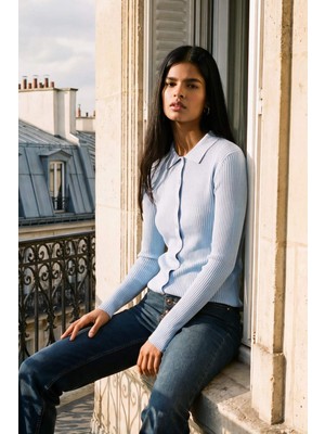 DeFacto Fitted Triko Hırka G7949AX26SP