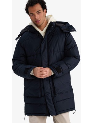 DeFacto Su İtici Kapüşonlu Parka Mont F5724AX25CW