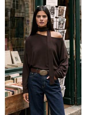 DeFacto Loose Fit Kayık Yaka Tişört G7863AX26SP