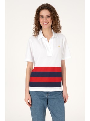 U.s. Polo Assn. Kadın Beyaz Tişört 50319995-VR013