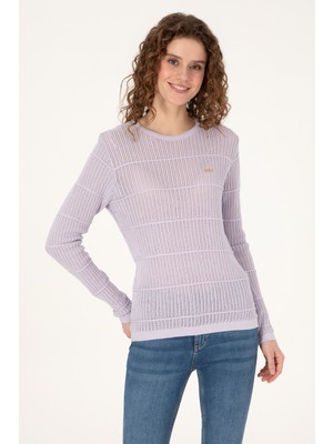 U.s. Polo Assn. Kadın Lila Kazak /triko 50307898-VR245