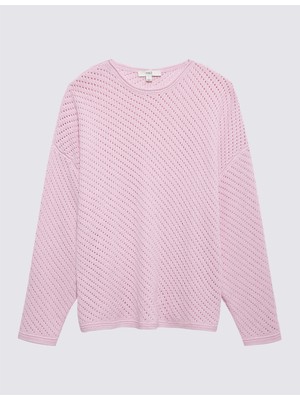 Marks & Spencer Pamuklu Zengin Pointelle Örme Üst
