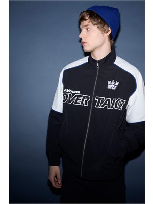 DeFacto Oversize Geniş Kalıp Dik Yaka Su Geçirmez Mont F8460AX26SP