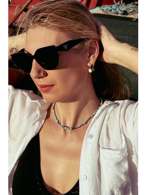 CAPO By Aytaç Yamaç Ametist ve Turkuaz Mercan Taşlı Doğaltaş Kadın Kolye Zarafetin ve Doğallığın Şıklığı