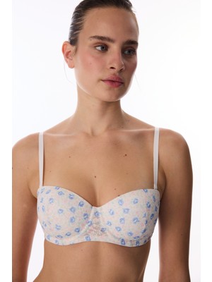 Penti Kırık Beyaz Bloom Floral Lace Dantel Balenli Sütyen
