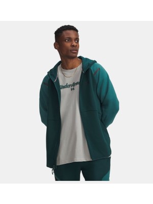 Under Armour Erkek UA Unstoppable Fleece Tam Fermuarlı HD EU Sweatshirt