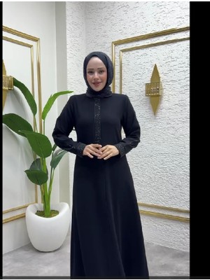 Kolu Taş Detaylı Ferace