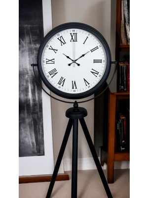 Pazarcan Black Elegance Tripod Ayaklı Saat
