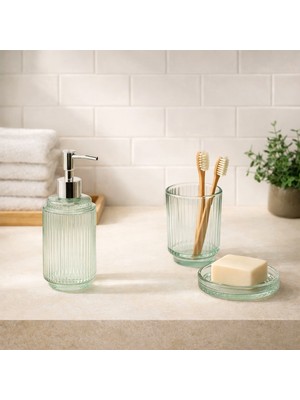 Homing Modern Cam Banyo Seti 3 Parça