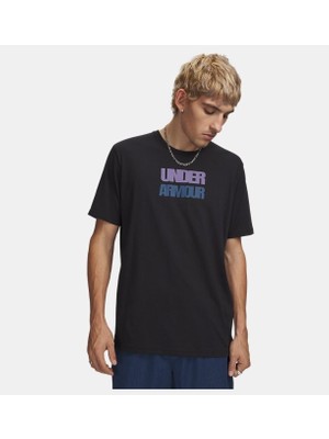 Under Armour Erkek Ua Block Logo Kısa Kollu T-Shirt 6009250-001