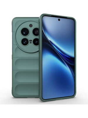 Adige Vivo X200 Pro Kılıf Etnik Optimum Oyuk Desen Silikon + Ekran Koruyucu