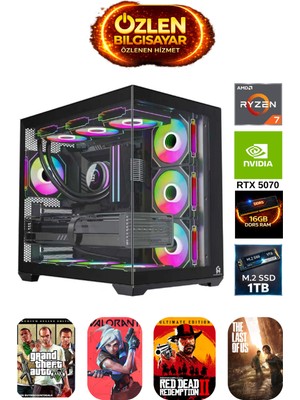 Özlen Xl2 - Ryzen 7 7800X3D | 16GB Ddr5 Ram | 1tb M.2 SSD | Rtx 5070 12GB Oyuncu Masaüstü Bilgisayarı