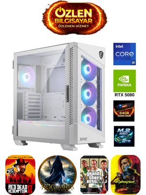 Özlen Ultra Xxl1 – Rtx 5080 16GB | I9-14900K | 64GB Ddr5 | 2tb Nvme M.2 | Üst Seviye Oyuncu Bilgisayarı