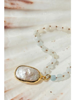 CAPO By Aytaç Yamaç Dell’acqua Morganit Inci Tanesi Kolye