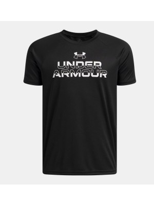 Under Armour Erkek Çocuk Ua Tech Split Wordmark Kısa Kollu T-Shirt 1383010-004