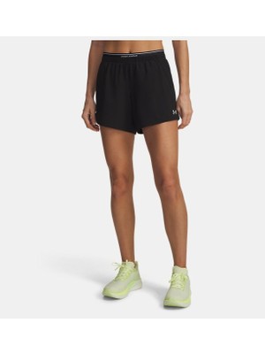 Under Armour Kadın Ua Vanish Woven 5in Siyah Şort Rahat Kullanım İçin Özel Tasarım 6009966-008