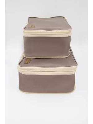 Nubajka Valiz, Dolap ve Çekmece Içi Düzenleyici 2'li Büyük Seyahat Organizer Seti  | Pratik, Hafif ve Dayanıklı