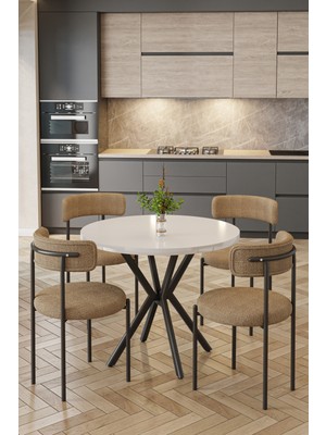 Baresmu Tedbar Sandalye 4 Kişilik - Teddy Sandalye Modern Tasarım