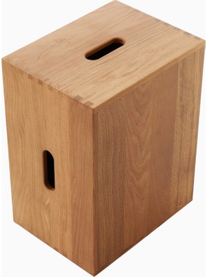 Cassina LC14 Maison Du Brésil Meşe, Le Corbusier Italyan Tasarımı Tabure