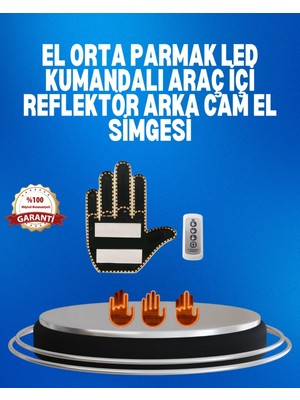 Narnuga 2025 Orijinal LED El Park Uyarı Sistemi Uzaktan Kumandalı