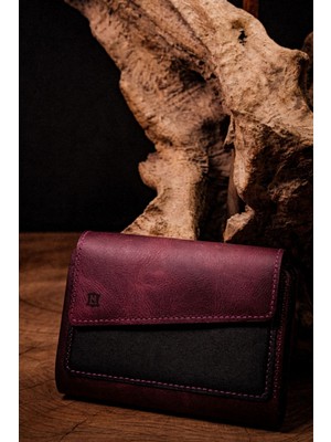 Lenax Lena Hakiki Deri Unisex Cüzdan – %100 Gerçek Deri Kadın & Erkek Cüzdan, Minimal Tasarım Şık Günlük Kullanım