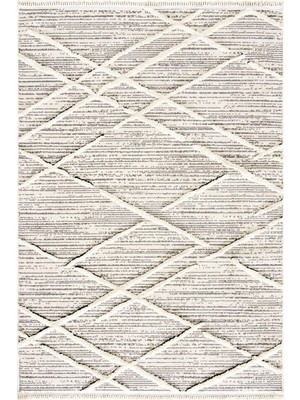 Halı Sepeti Enti Step 2204 Gri Hav Toz Vermez Yumuşak Dokulu Mutfak Koridor Oturma Grubu Halı