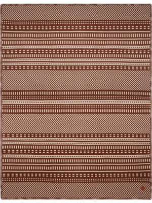 Loro Piana Atacama Virgin Yün ve Kaşmir, Italyan Tasarımı Battaniye Kahverengi