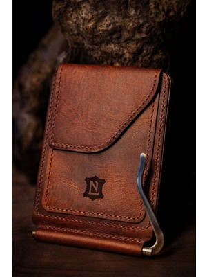 Lenax Tokyo Hakiki Dana Derisi Erkek Kartlık ve Cüzdan – 12 Kart Bölmeli, Mandallı Para Bölmeli, Mıknatıslı Kapaklı Premium Gerçek Deri Kartlık ve Cüzdan