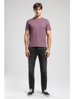 Lee Cooper Jack Erkek Slim Fit Sprang Brown Dark Jean Pantolon