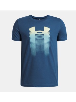 Under Armour Erkek Çocuk Ua Logo Blur Kısa Kollu T-Shirt 6009280-498