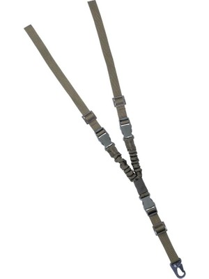 Tüfek Askı Kayışı - Savage - Üç Nokta Yaylı - Tactical - Haki