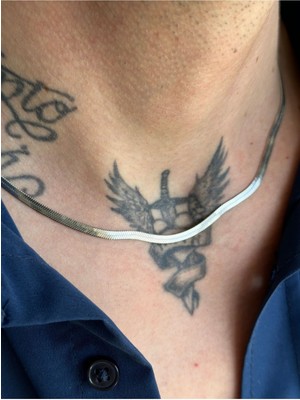 CAPO By Aytaç Yamaç Italyan Tilki Kuyruğu Model Paslanmaz Çelik Kolye Uzunluk 55CM