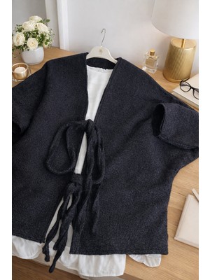 Nsade Kışlık Bağcıklı Standart Beden Kadın Ceket