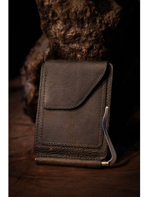 Lenax Tokyo Hakiki Dana Derisi Erkek Kartlık ve Cüzdan – 12 Kart Bölmeli, Mandallı Para Bölmeli, Mıknatıslı Kapaklı Premium Gerçek Deri Kartlık ve Cüzdan