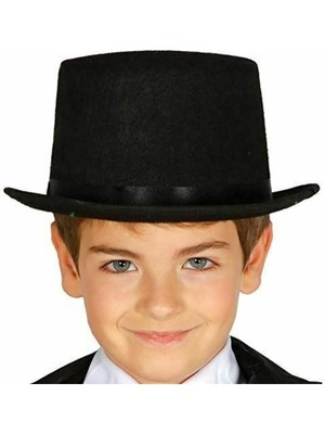 Homevia Sihirbaz Şapkası Çocuk Boy Siyah Renk