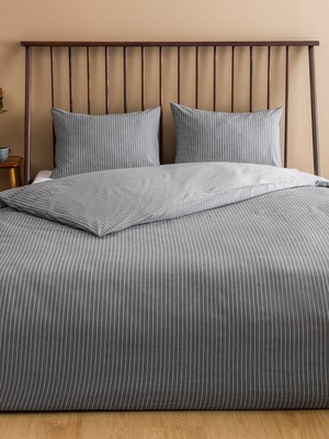 Lc Waikiki Yeni Sezon Çizgili Çift Kişilik Nevresim Seti