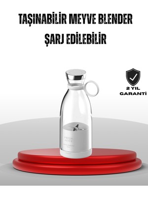 Taşınabilir USB Şarjlı Taze Meyve Suyu Blender