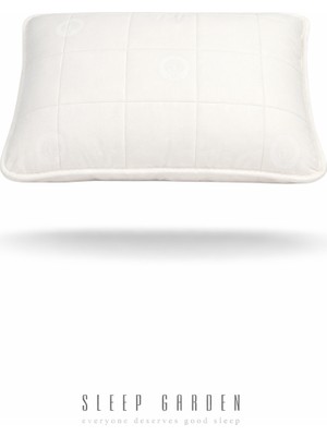 Sleep Garden %100 Organik Pamuk Bebek Yastık 35x45 cm Tela Çantalı Fermuarlı Kılıflı