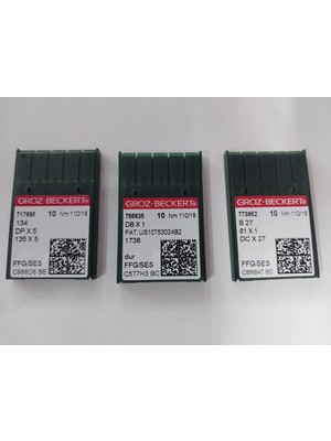 Boom Town Dikiş Makina Iğnesi 3'lü Paket
